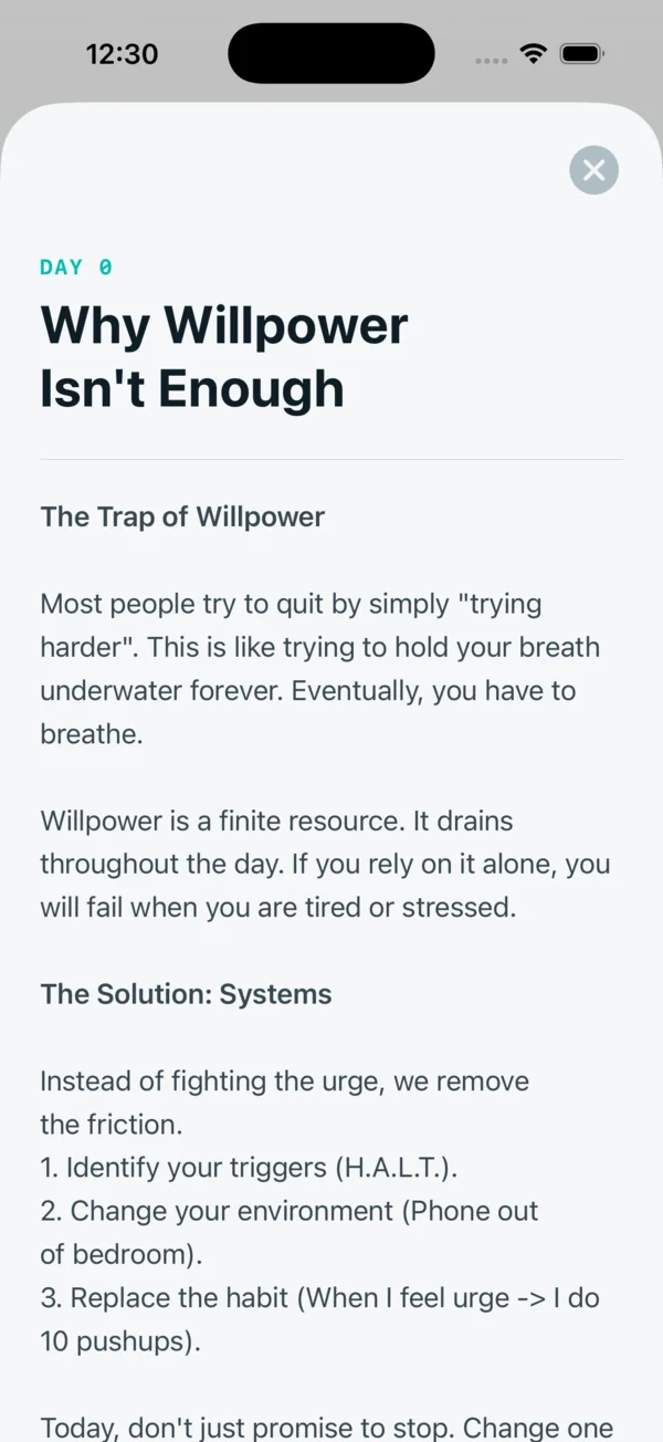 Social media addiction app - screen time blocker with delay on iPhone